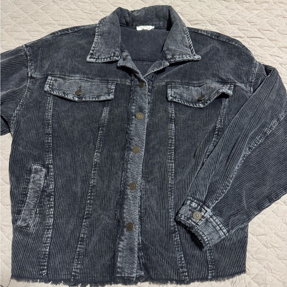 LA MIEL Charcoal Jean Jacket